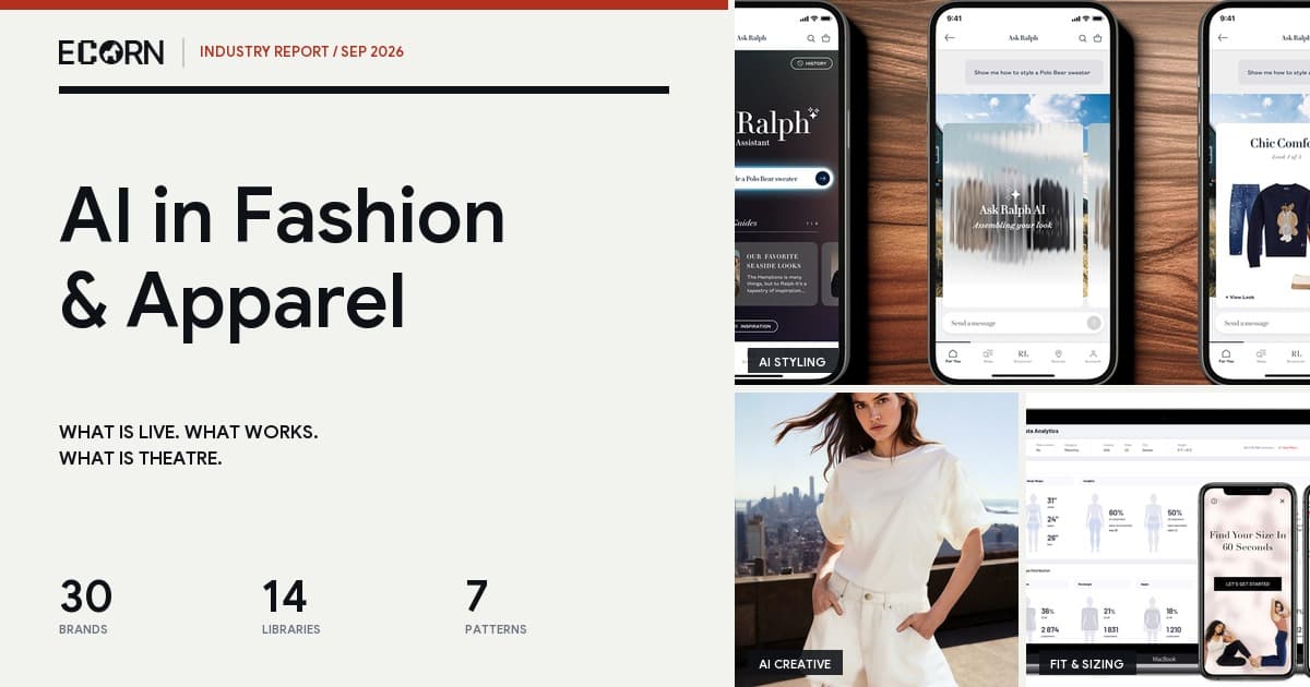 AI in Fashion & Apparel 2026 cover